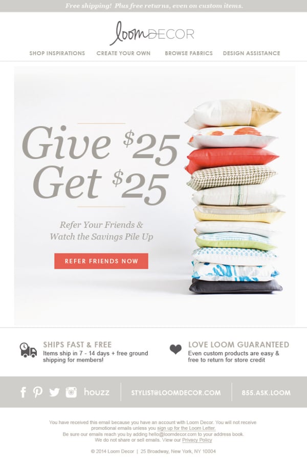 11 Email Blast Examples That Rock You #39 ll Get More Referrals