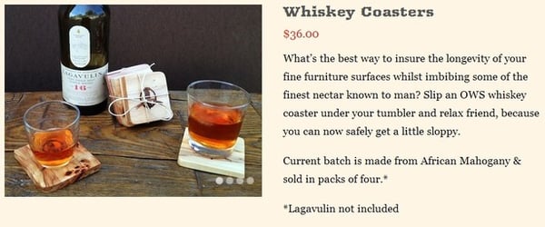 Whiskey Coasters
